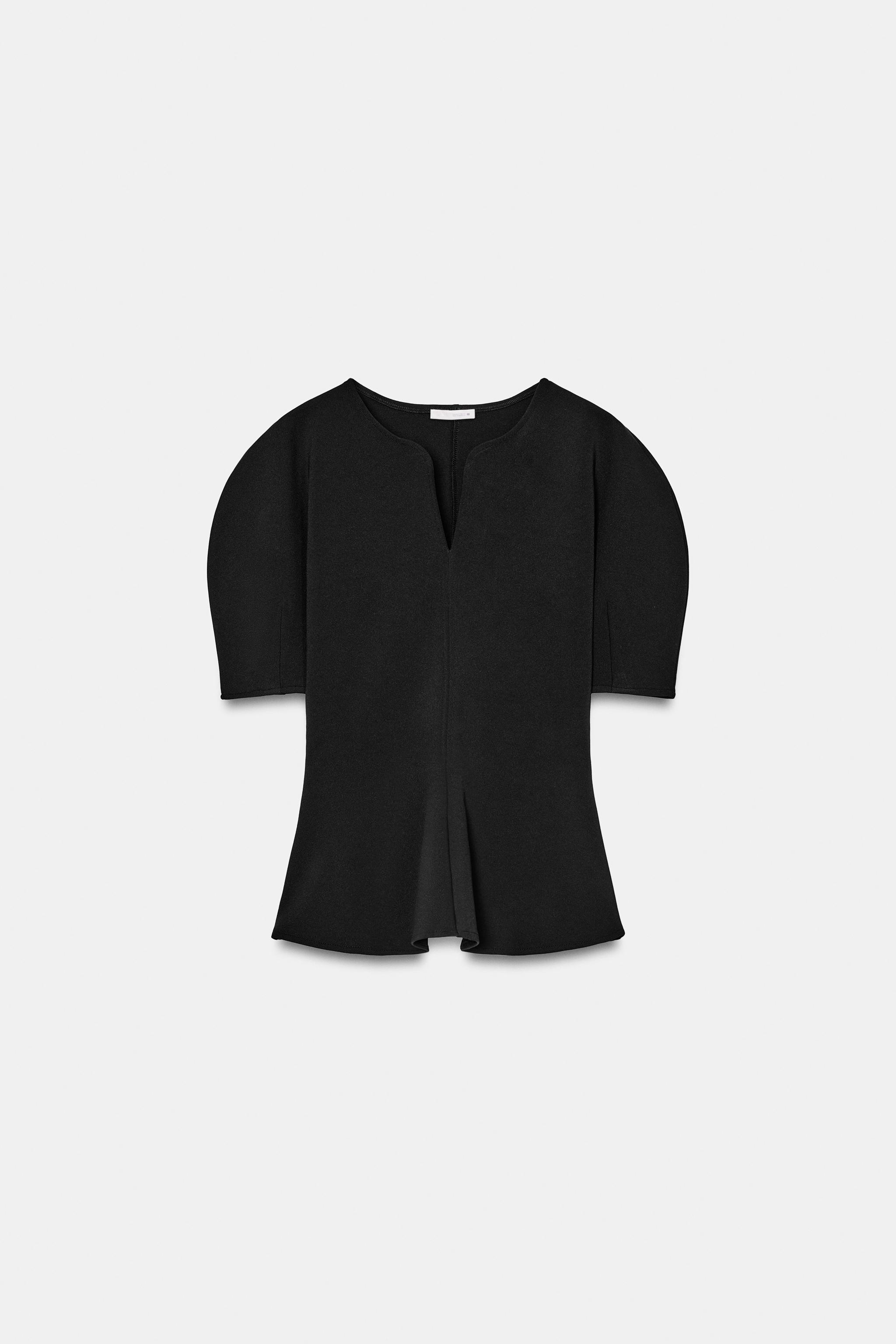 SOFT PEPLUM TOP